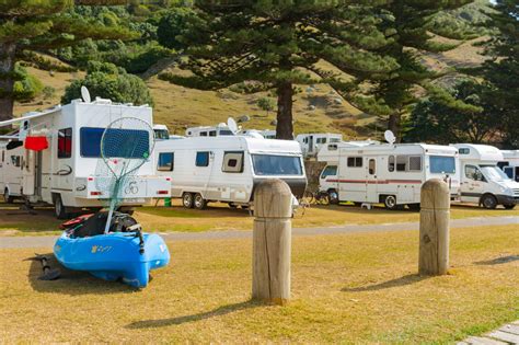 Motorhome parking area